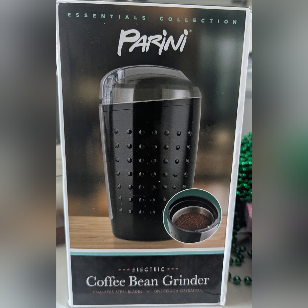 Black Electric Coffee Bean Grinder